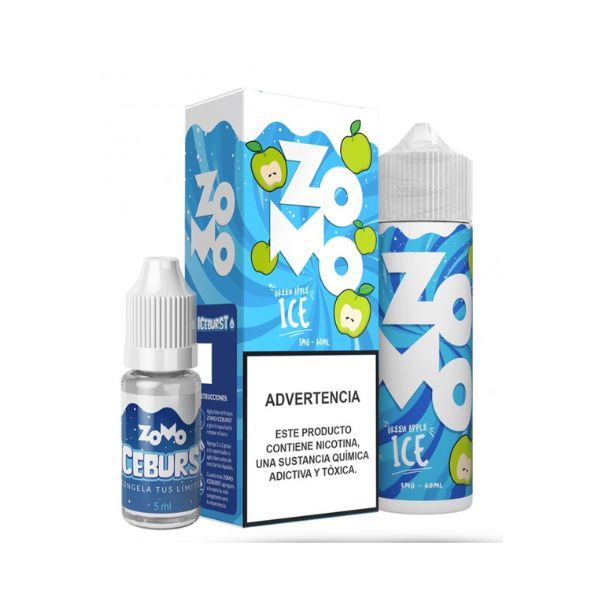 Zomo IceBurst - Green Apple Ice (Maça Verde e Menta) - 60ML