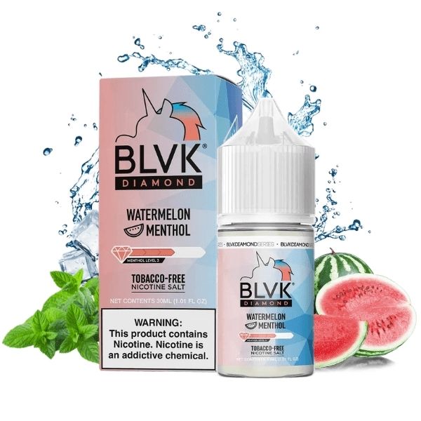 BLVK Salt Diamond - Watermelon Menthol (Melancia) - 30ml - NicSalt