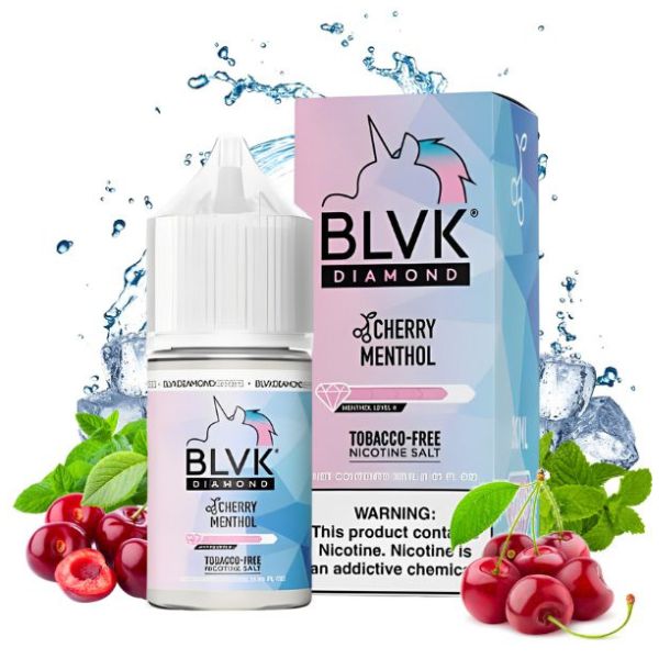 BLVK Salt Diamond - Cherry Menthol (Cereja e Menta) - 30ml - NicSalt