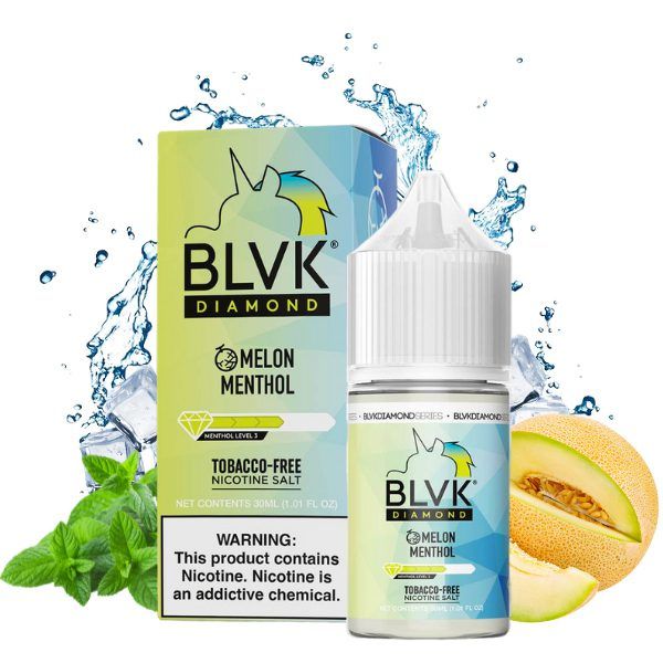 BLVK Salt Diamond - Melon Menthol (Melão e Menta) - 30ml - NicSalt