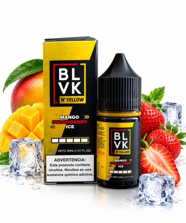 BLVK Yellow - Mango Strawberry Ice - 30ml - NicSalt