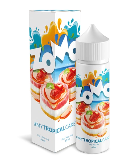 Zomo Tropical Cake (Abacaxi, Morango e Coco) - 60ML