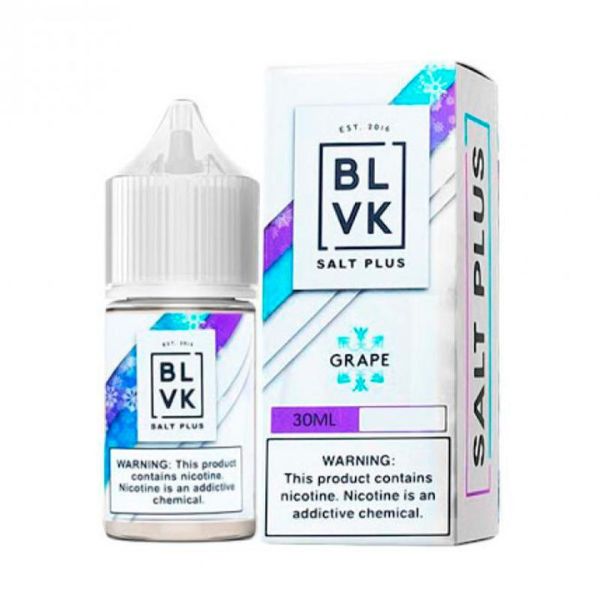 BLVK Salt Plus – Purple Grape Ice (Uva) – NicSalt 30ml