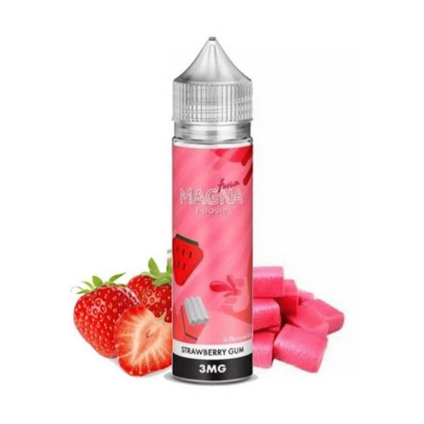 Magna - Strawberry Gum (Chiclete de Morango) - 60ML - Freebase