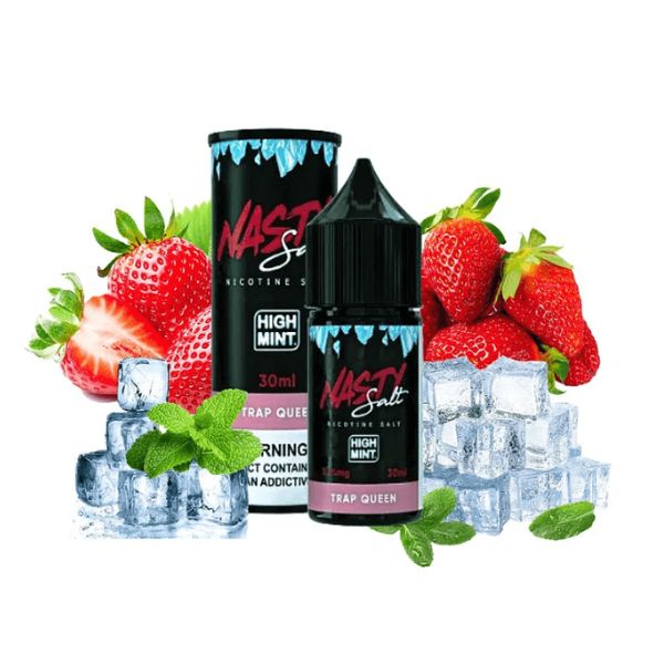 Nasty Salt - Trap Queen HIGH MINT (Morango) - 30ml - NicSalt