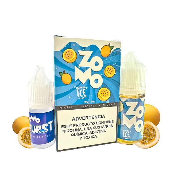 Zomo Salt Ice Burst - Passion Mix (Maracujá) - 30 ml