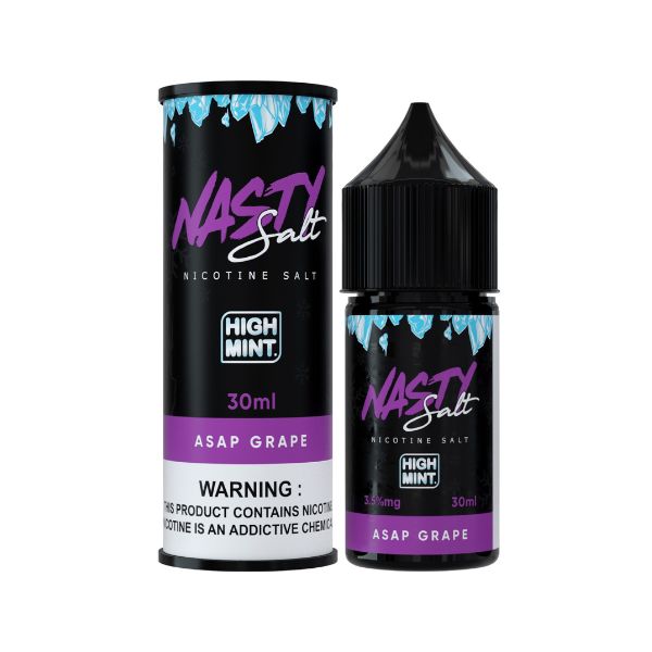 Nasty Salt - Asap Grape HIGH MINT (Uva) - 30ml - NicSalt