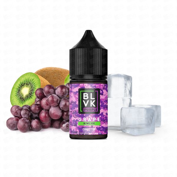 BLVK Salt Purple - Grape Kiwi Ice (Uva e Kiwi) - 30ml - NicSalt