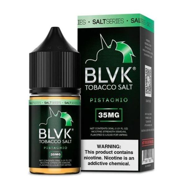 BLVK Salt Series- Tobacco Pistachio (Tabaco com Pistache) - 30ml - NicSalt