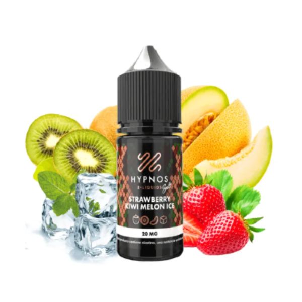 Hypnos Salt - Strawberry Kiwi Melon Ice (Morango, Kiwi e Melão Ice) - 30ml - NicSalt