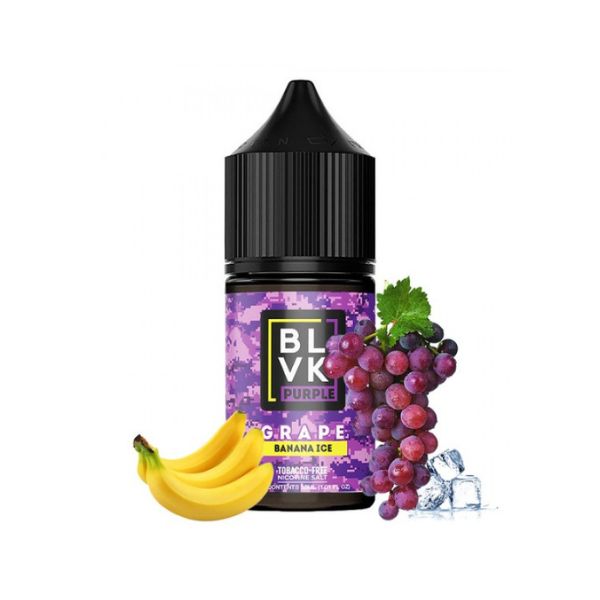 BLVK Salt Purple - Grape Banana (Uva e Banana) - 30ml - NicSalt