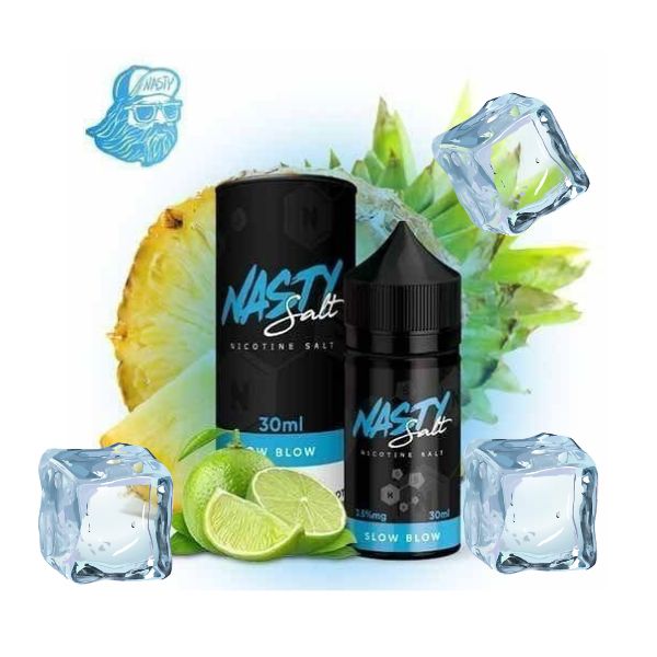 Nasty Salt - Slow Blow HIGH MINT: Uma Explosão Tropical Gelada!