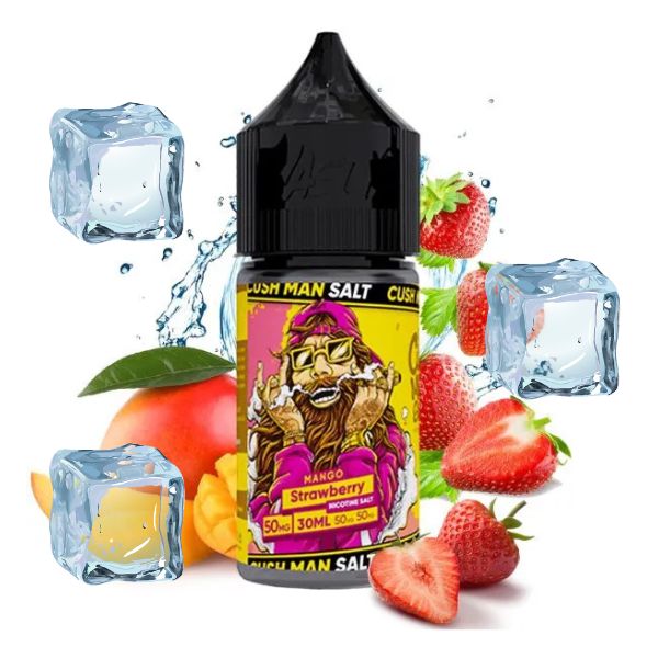 Nasty Salt - Cush Man Strawberry HIGH MINT - 30ml - NicSalt