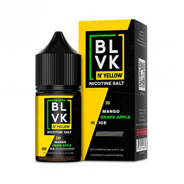 BLVK Yellow - Mango Grape Apple Ice (Manga, Uva e Maçã)- 30ml - NicSalt