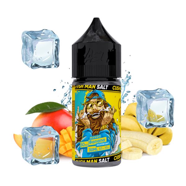 Nasty Salt - Cush Man Banana HIGH MINT (Manga e Banana) - 30ml - NicSalt