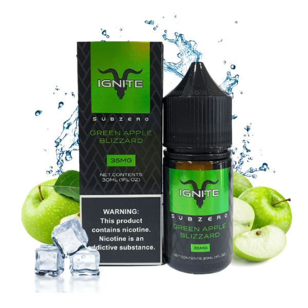 Ignite Salt – Green Apple Blizzard – 30ml – NicSalt