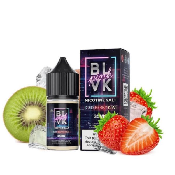 BLVK Pink - Iced Berry Kiwi (Morango e Kiwi) - 30ml - NicSalt