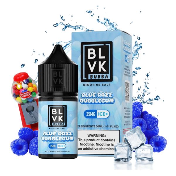 BLVK Salt Bubba - Blue Razz (Tutti-Futtti, blueberry e framboesa) - 30ml - NicSalt