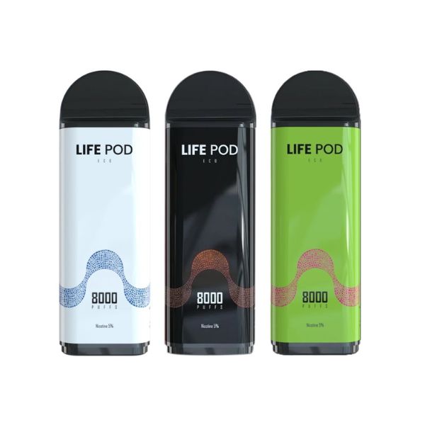 Descartável - Life Pod - 8000 puffs (SOMENTE REFIL)