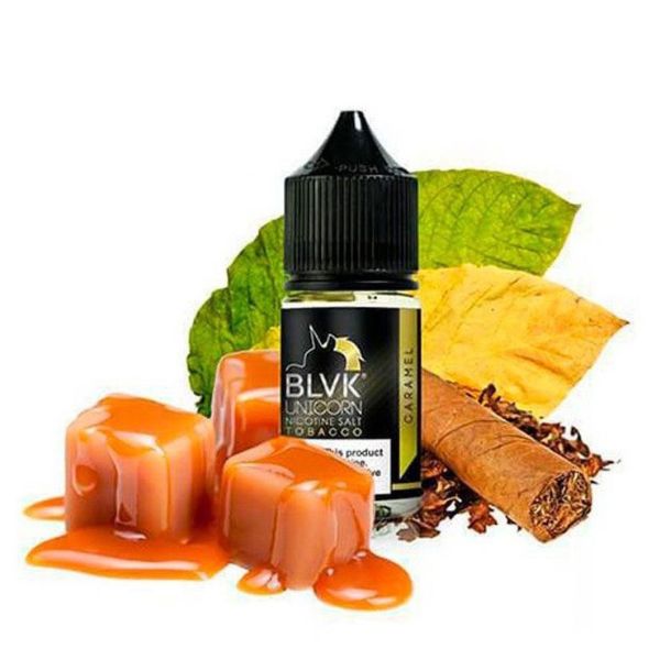 BLVK Salt Series - Caramel Tobacco (Tabaco e Caramelo) - 30ml - NicSalt