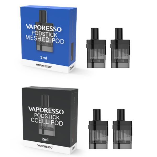 CARTUCHO/COIL - PODSTICK - CCELL / MESH - VAPORESSO (VENDIDO POR UNIDADE)
