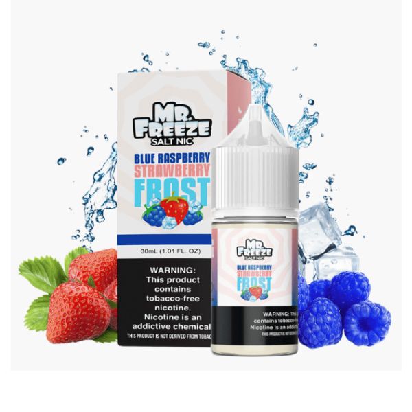 Mr. Freeze - Blue Raspberry Strawberry Frost (Frutas Vermelhas) - 30ml - NicSalt