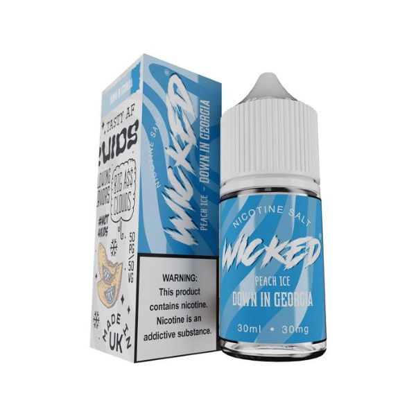 Wicked Salt - Peach Ice (Pêssegos) - 30ml - Nicsalt