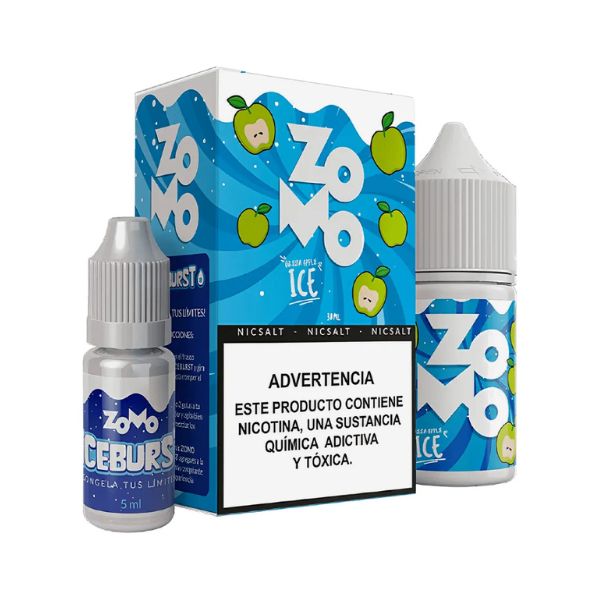 Zomo Salt Ice Burst - Green Apple (Maçã Verde) - 30 ml
