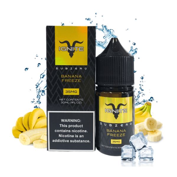 Ignite Salt – Banana Freeze – 30ml – NicSalt