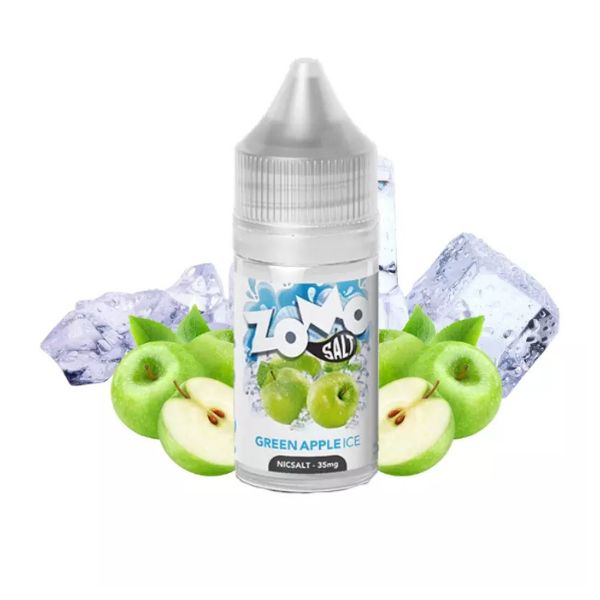 Zomo Salt - Green Apple Ice (Maçã Verde) - 30 ml
