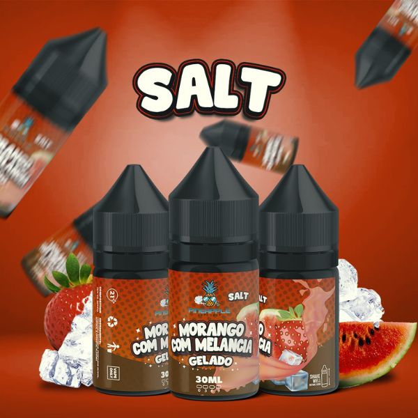 Pineapple Juice Salt - Morango com Melancia Gelado - 30ml