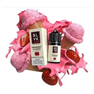 BLVK Salt Dessert - Strawberry Ice Cream - 30ml - NicSalt