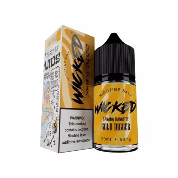 Wicked Salt - Banana Bunoffe (Banana) - 30ml - Nicsalt