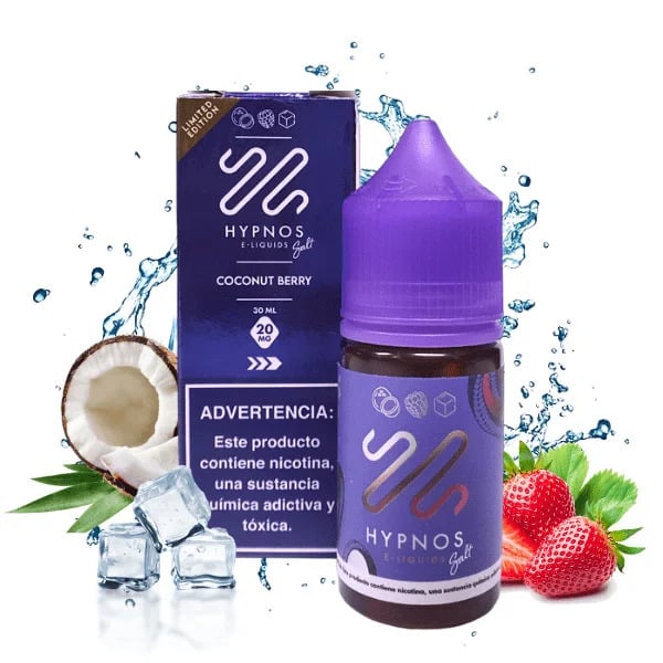 Hypnos Salt - Coconut Berry (Coco e Frutas vermelhas) - 30ml - NicSalt