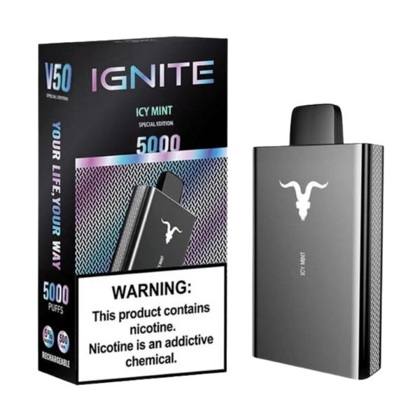 Ignite V50 5000 Puffs (BLACK EDITION) - Pod Descartável