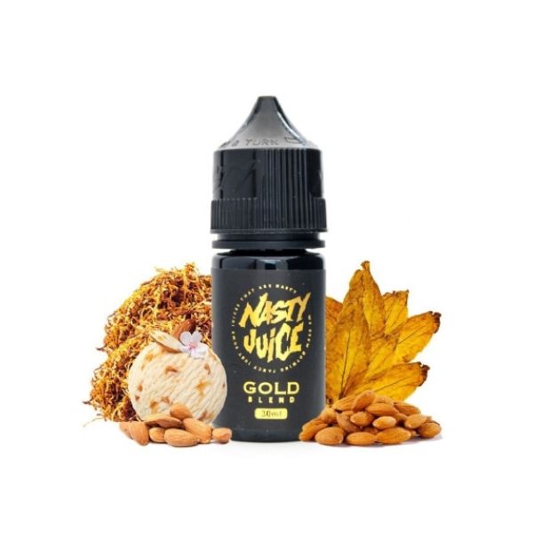 Nasty Salt - Gold Blend (Tabacao e amêndoas) - 30 ml NicSalt