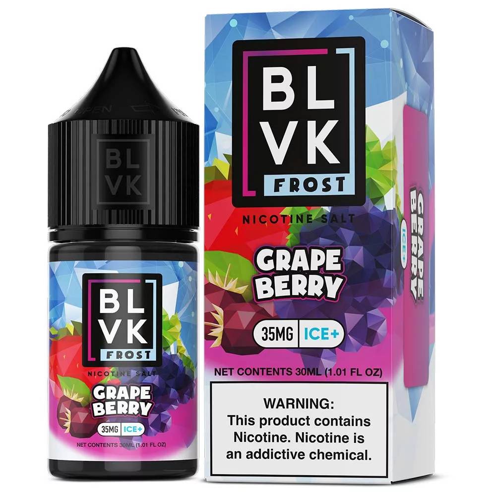 BLVK Frost Ice - Grape Berry (Uva e Frutas Vermelhas) - 30ml - NicSalt