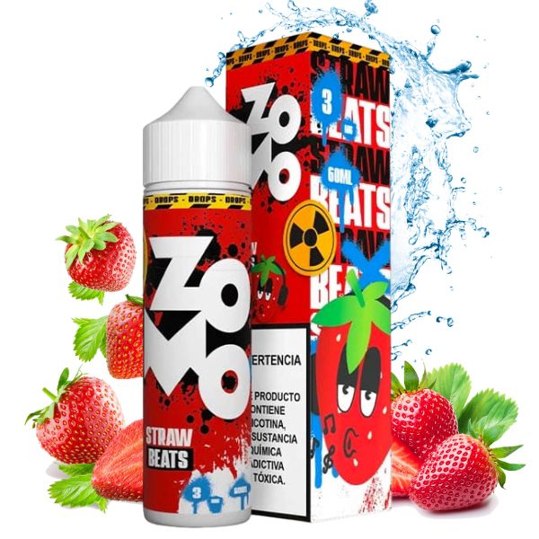 Zomo - Freebase - Straw Beats (Morango e Frutas Vermelhas)- 60ML