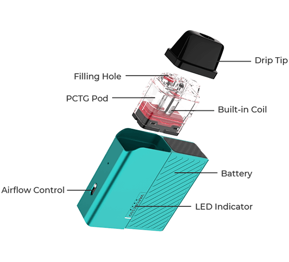 KIT POD SYSTEM XROS NANO 1000MAH – VAPORESSO