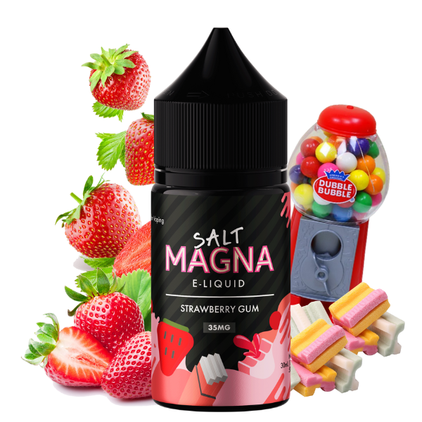 Magna - Strawberry Gum (Chiclete de Morango)- 30ml - Nicsalt