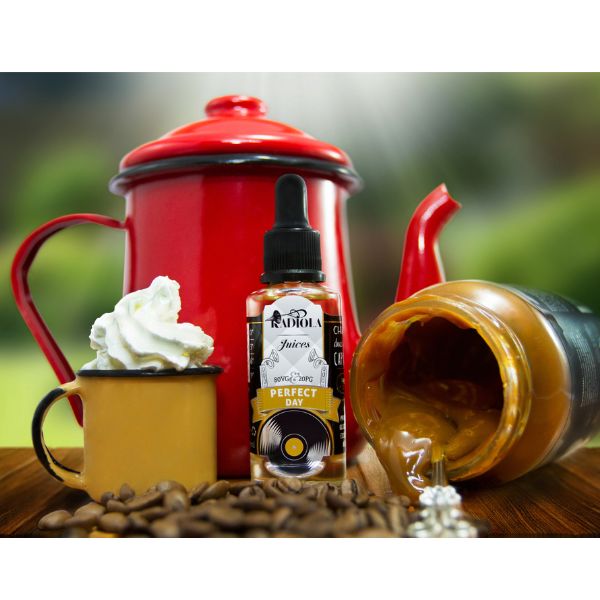 Juice Radiola - Perfect Day (Cappuccino e Doce de Leite) - 30 ml - Freebase - Imagem 2