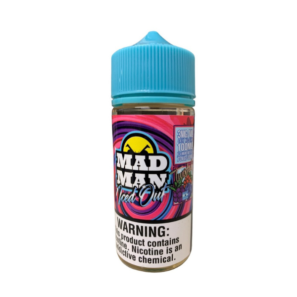 Juice Madman Grape berry Ice (Uva e Frutas vermelhas) 100ml - Freebase