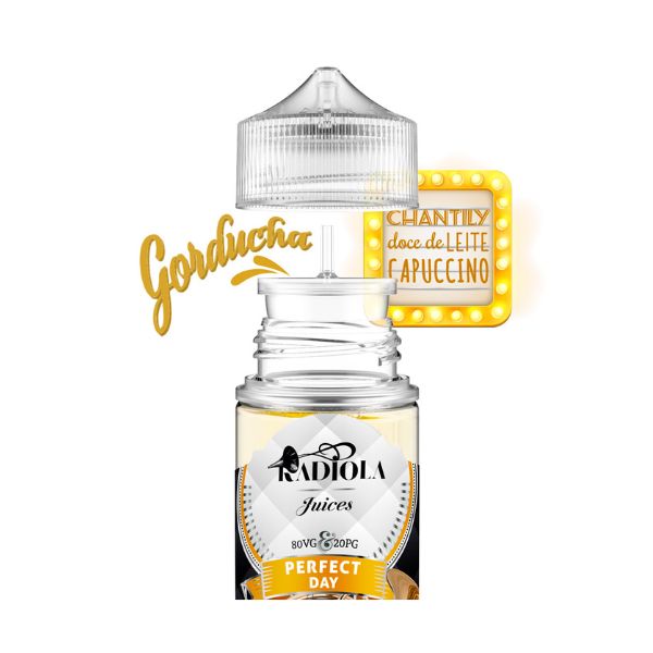 Juice Radiola - Perfect Day (Cappuccino e Doce de Leite) - 100 ml - Freebase - Imagem 2