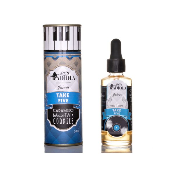 Juice Radiola - Take Five (Tabaco e notas de caramelo) - 30 ml - Freebase