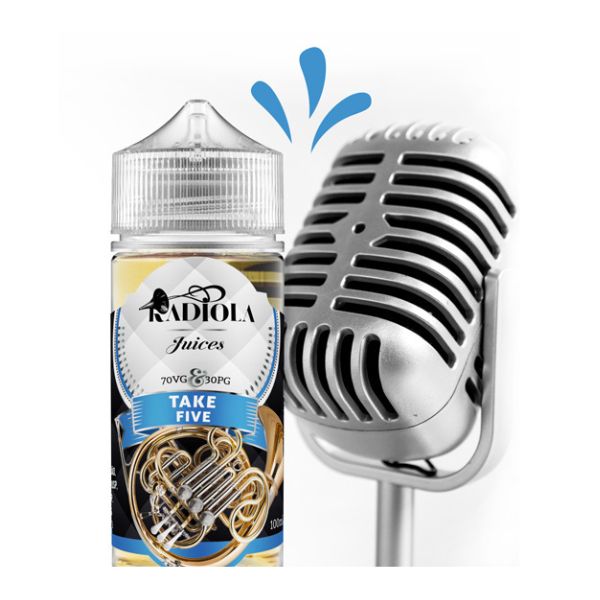 Juice Radiola - Take Five (Tabaco e notas de caramelo) - 100ml - Freebase