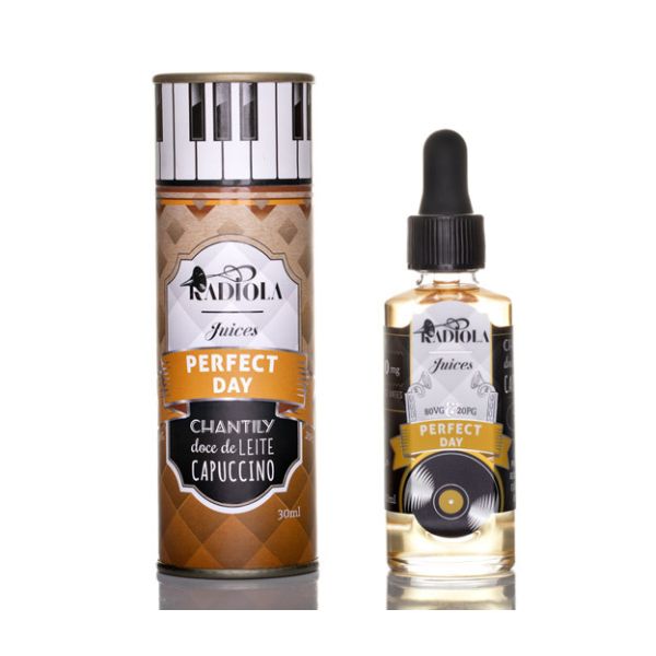 Juice Radiola - Perfect Day (Cappuccino e Doce de Leite) - 30 ml - Freebase