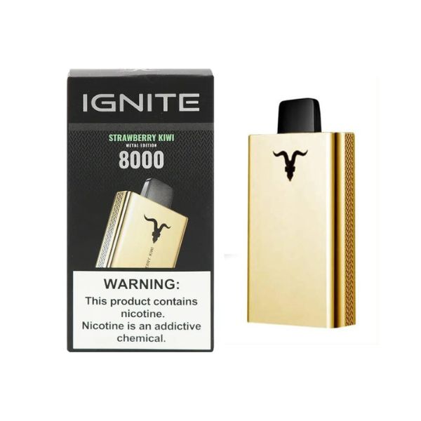 Ignite V80 Gold Edition - 8000 Puffs - Pod Descartável