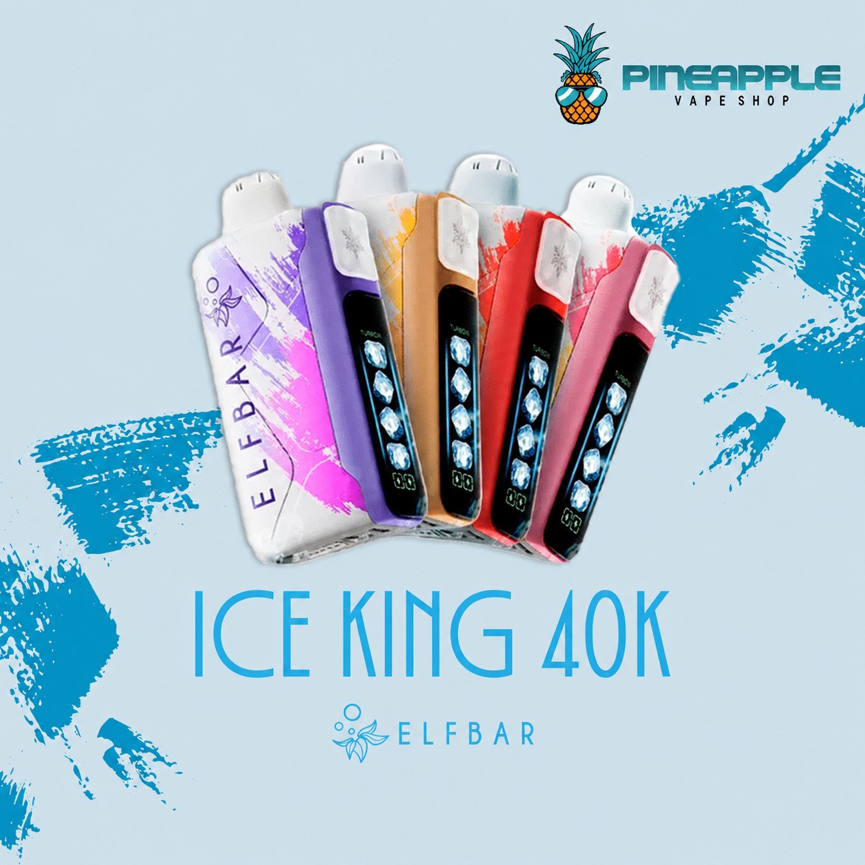 Elfbar Ice King (O REI!) 40k - 40.000 Puffs – Últimas Peças - Imagem 3