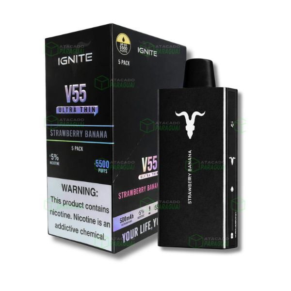 Ignite V55 Ultra Thin 5500 Puffs – Pod Descartável