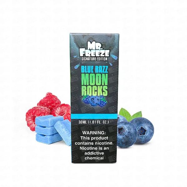 Mr. Freeze - Blue Razz Moon Rocks (Framboesa) - 30ml - NicSalt